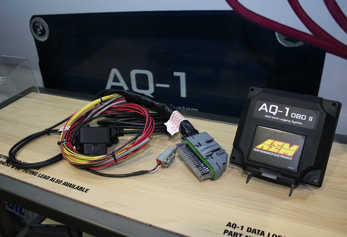 SEMA 2013: AEM's New AQ-1 OBD II Logger And Water/Meth Controllers