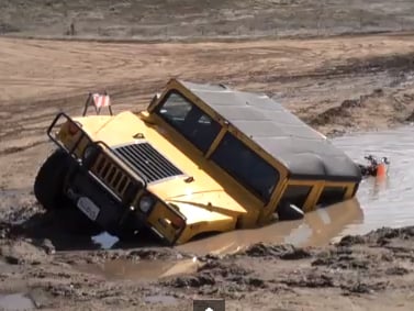 VIDEO: Having A Bad Day? This Should Cheer You Up - Hummer Sunk!