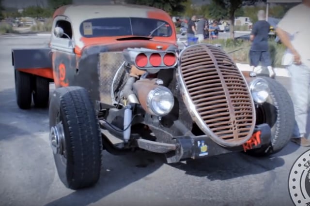Video: Dually Diesel Rat Rod Causes A Stir At Texas Car Show