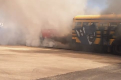 Video: Smoke Flying, Rubber Burning And Engines Puking!
