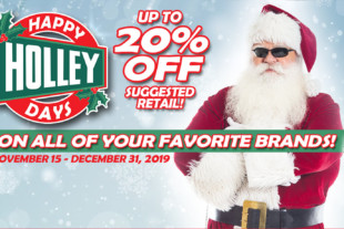 Buy Parts, Save Money. The Happy Holley Days Sale Is Here