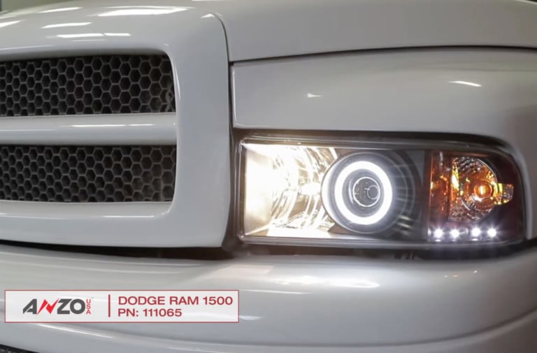 Video: AnzoUSA 1994-2002 Dodge Ram Truck Projector Headlight Install